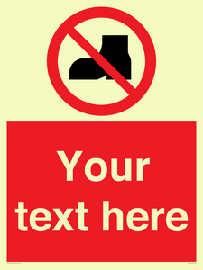 Custom No outdoor footwear